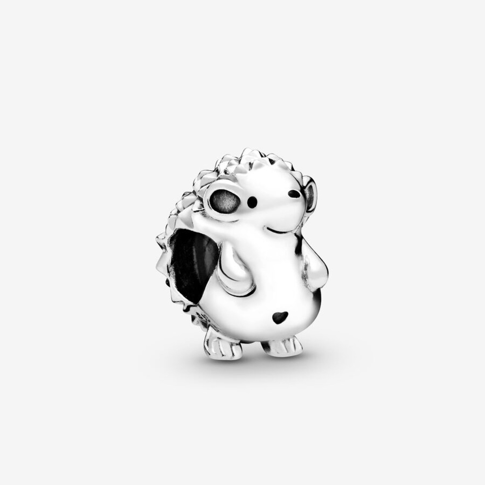Authentic Pandora Retired Silver Hedgehog Charm